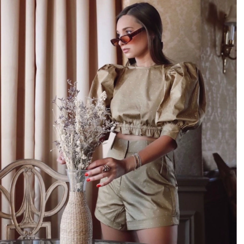Weworewhat short shirt set